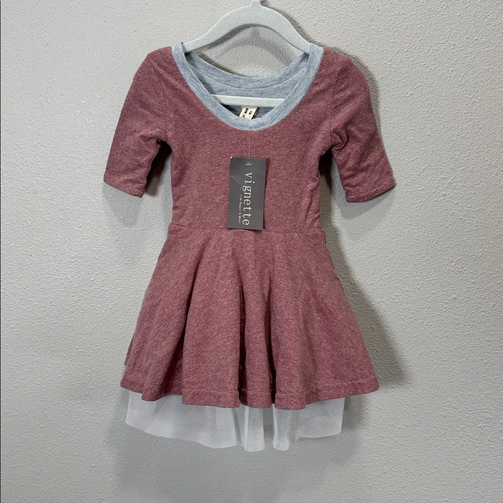 Vignette‎ Annie dress reversible dress pink blue